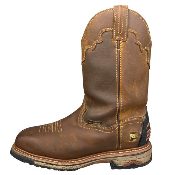Dan Post Men’s Blayde Brown Leather Steel Toe Work Boot Size US 8.5 D main image 10